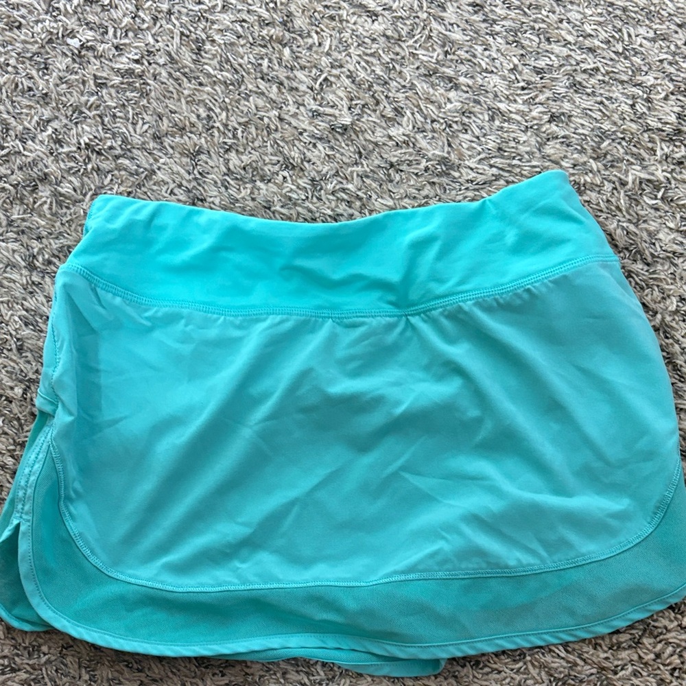 lululemon athletica Teal Mini Skirt